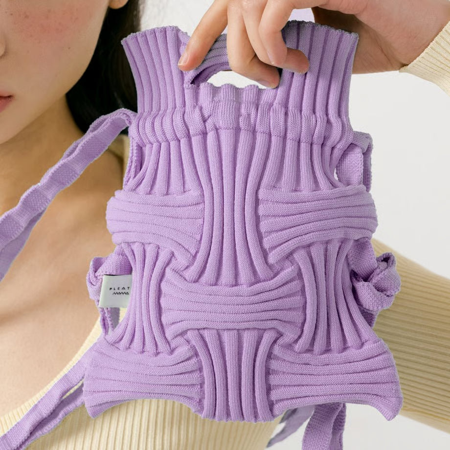 【PLEATS MAMA】MINI CROSS BOW BAG