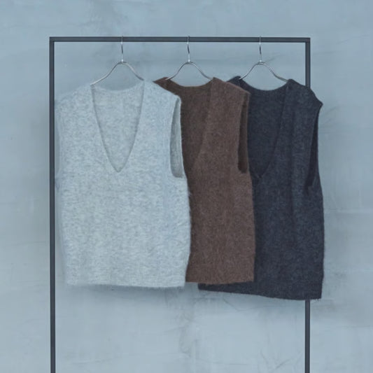 【ante aciem 25aw exhibition】5G ALPシャギー Vベスト