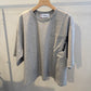 【TRANOI】BACK TIGER WIDE TEE