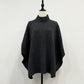 【siro de labonte 25 AW vol.2】bottle neck poncho vest