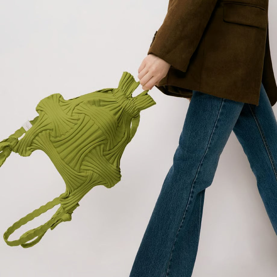 【PLEATS MAMA】NEW BOW BACKPACK