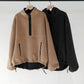 【YENN 2025 AUTUMN/WINTER】SHAGGY HALF ZIP JK