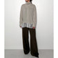 【CHIGNON 2025 AUTUMN/WINTER】レースヘムスタンドカラーSH