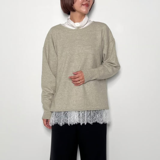 【CHIGNON 2025 AUTUMN/WINTER】サイドスリット2WAYニット