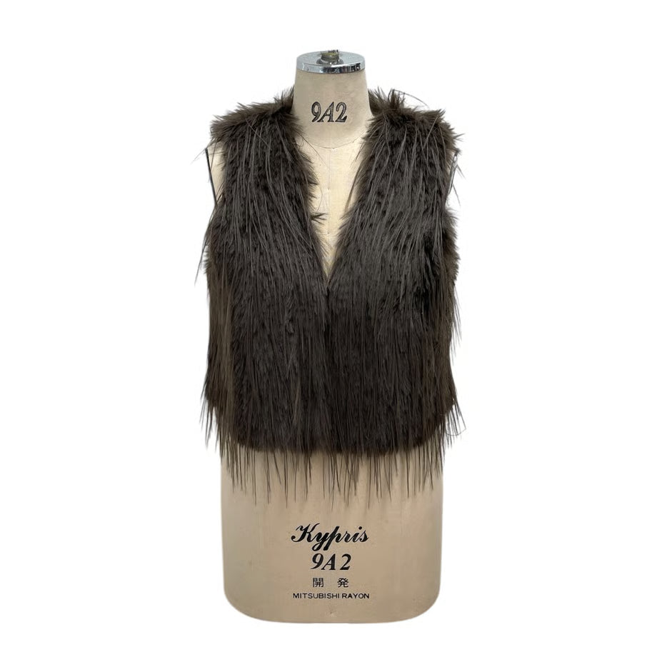 [ayane 2025 WINTER] Long Hair Vest