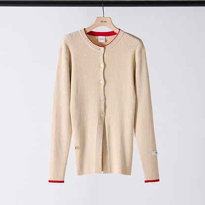【YENN 2025 AUTUMN/WINTER】WOOL RIB CREW CD