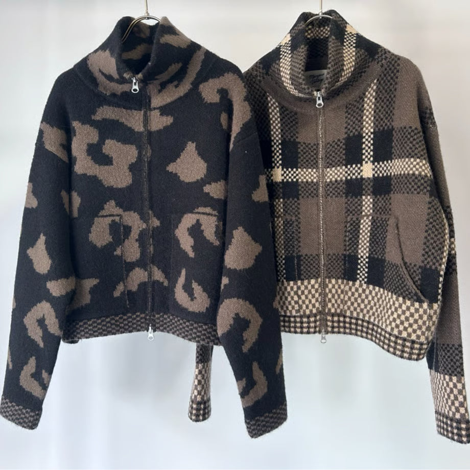 【MARGAUX 2025 WINTER】JQニットブルゾン