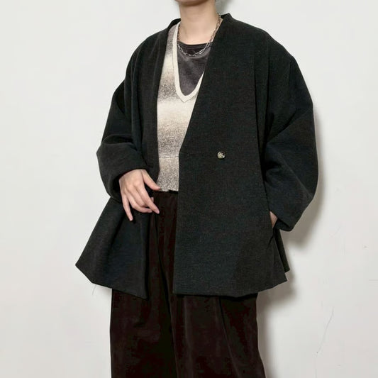 【siro de labonte 25 AW vol.2】nocollar jacket