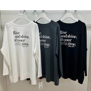 【Dignite collier 2025 AUTUMN/WINTER】2WAYラグランTシャツ