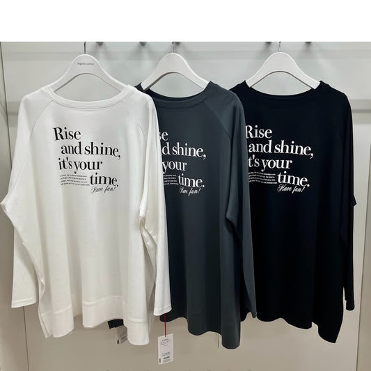 【Dignite collier 2025 AUTUMN/WINTER】2WAYラグランTシャツ