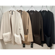 【Dignite collier 2025 AUTUMN/WINTER】ファーポケットコート