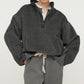 【YENN 2025 AUTUMN/WINTER】SHAGGY HALF ZIP JK