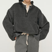 【YENN 2025 AUTUMN/WINTER】SHAGGY HALF ZIP JK