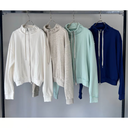【MARGAUX 2025 WINTER】裏毛スタンドカラージップJK