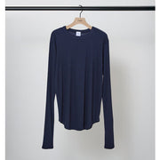 【YENN LIMITED ORDER】COTTON RIB LONG TEE