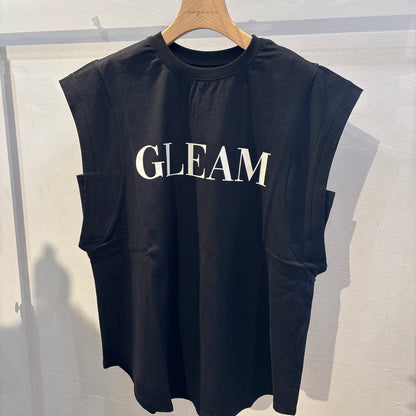 【hunch】ノースリーブプリントTシャツ