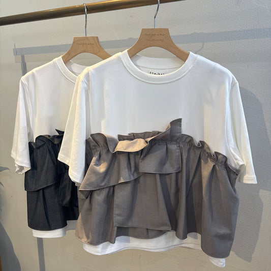 【CYNICAL】ティアードフリルTシャツ