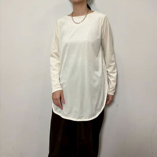 【siro de labonte 25 AW vol.2】round long pullover