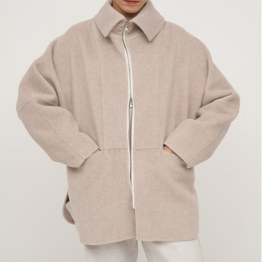 【YENN 2025 AUTUMN/WINTER】ZIP COLLAR MID COAT