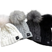 【ayane 2025 WINTER】ラクーンボンボンニット帽