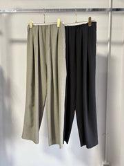 【GOOD VIEW DESIGN 2026 FALL - WINTER】ウエストゴムタックパンツ - Champdelarose