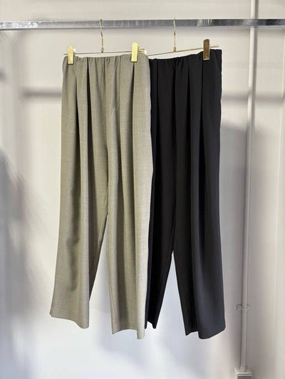 【GOOD VIEW DESIGN 2026 FALL - WINTER】ウエストゴムタックパンツ - Champdelarose