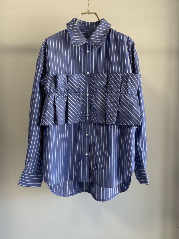 【GOOD VIEW DESIGN 2026 FALL - WINTER】フリルシャツ - Champdelarose