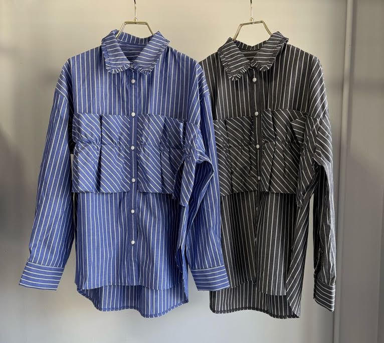 【GOOD VIEW DESIGN 2026 FALL - WINTER】フリルシャツ - Champdelarose