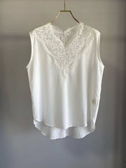 【GOOD VIEW DESIGN 2026 FALL - WINTER】ラウンドヘムレースタンク - Champdelarose