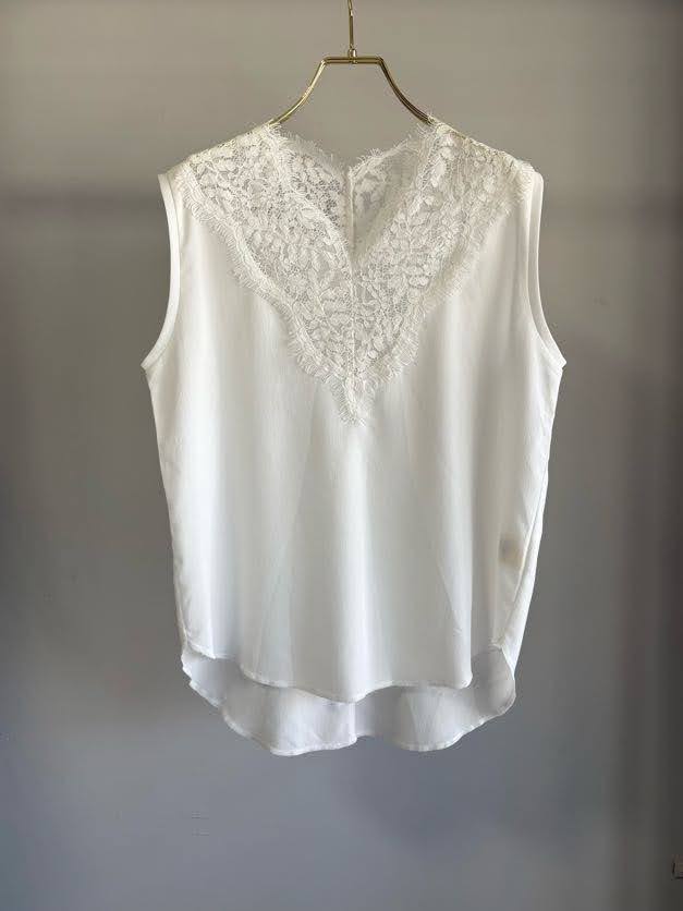 【GOOD VIEW DESIGN 2026 FALL - WINTER】ラウンドヘムレースタンク - Champdelarose