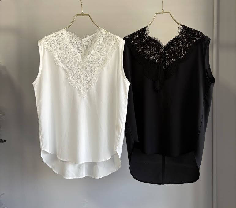 【GOOD VIEW DESIGN 2026 FALL - WINTER】ラウンドヘムレースタンク - Champdelarose