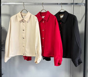 【GOOD VIEW DESIGN 2026 FALL - WINTER】ステンカラーブルゾン - Champdelarose