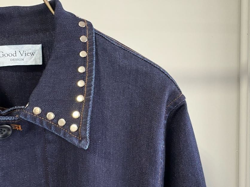 【GOOD VIEW DESIGN 2026 FALL - WINTER】スタッズデニムコート - Champdelarose