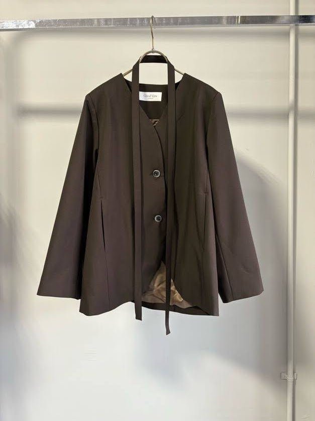 【GOOD VIEW DESIGN 2026 FALL - WINTER】カラーレスJK　ベルト付き - Champdelarose