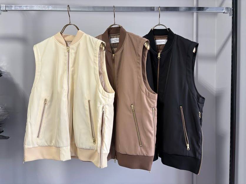 【GOOD VIEW DESIGN 2026 FALL - WINTER】MA - 1 ベスト - Champdelarose