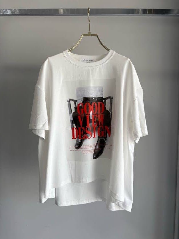 【GOOD VIEW DESIGN 2026 FALL - WINTER】転写プリントTEE - Champdelarose