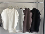 【GOOD VIEW DESIGN 2026 FALL - WINTER】Vガゼット裏毛ノースリーブ - Champdelarose