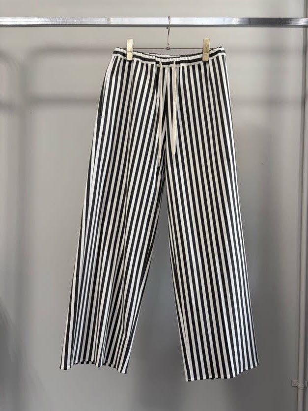 【GOOD VIEW DESIGN 2026 SPRING】BIO ストライプイージーパンツ - Champdelarose