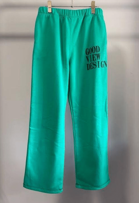 【GOOD VIEW DESIGN 2026 SPRING】GVDロゴ裏毛パンツ - Champdelarose