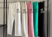 【GOOD VIEW DESIGN 2026 SPRING】GVDロゴ裏毛パンツ - Champdelarose