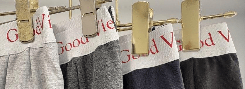 【GOOD VIEW DESIGN 2026 SPRING】REDウエストロゴゴムタックパンツ - Champdelarose