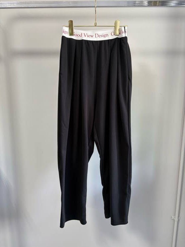 【GOOD VIEW DESIGN 2026 SPRING】REDウエストロゴゴムタックパンツ - Champdelarose
