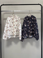【GOOD VIEW DESIGN 2027 SS】フラワープリントフーディー - 1月下旬頃発送 - Champdelarose