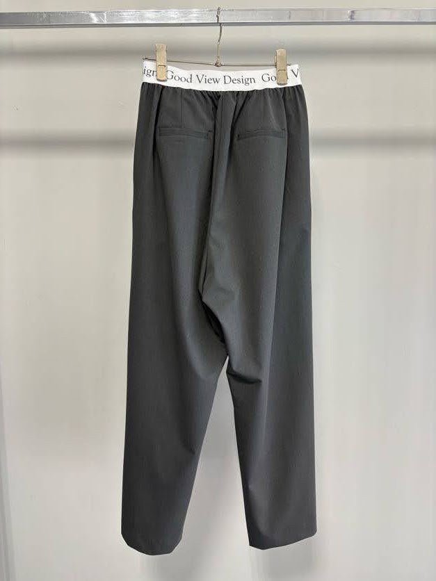 【GOOD VIEW DESIGN 2027 SS】ウエストロゴタックパンツ - 2月下旬頃発送 - Champdelarose