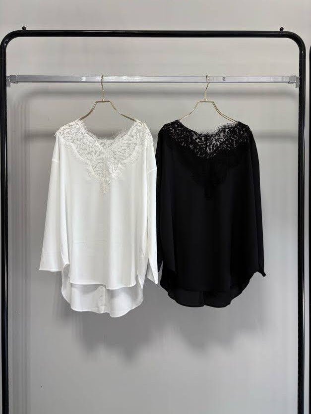 【GOOD VIEW DESIGN 2027 SS】レースシアーブラウス - 2月下旬頃発送 - Champdelarose