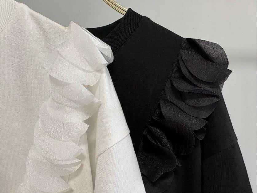 【GOOD VIEW DESIGN 2027 SS】花びらカットソー - 3月下旬頃発送 - Champdelarose