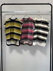 【GOOD VIEW DESIGN 2027 SS】ボーダーミニ裏毛ノースリーブPO - 2月下旬頃発送 - Champdelarose
