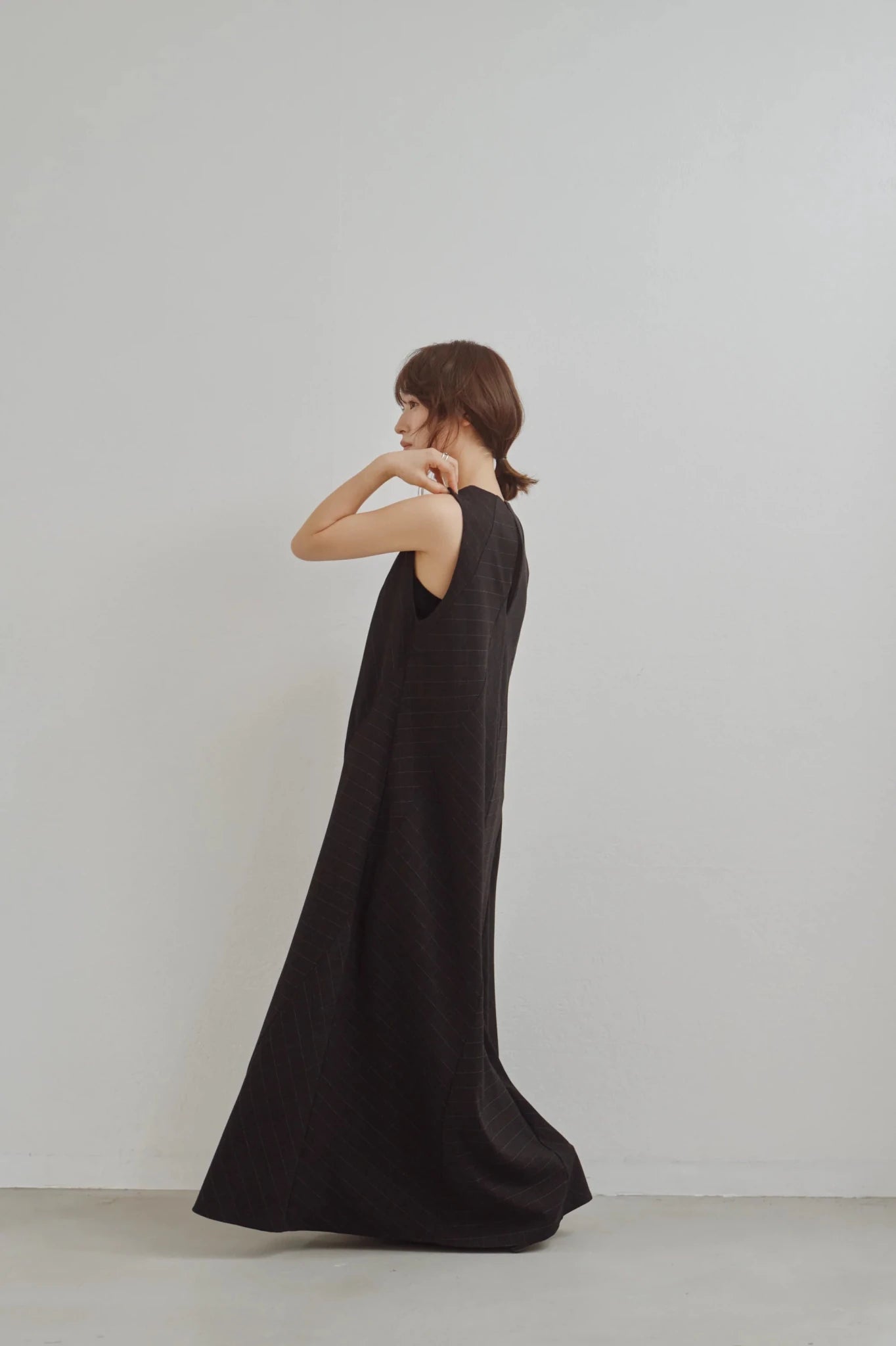 【Hella 2026 FALLWINTER COLLECTION】Check Flare Panel Dress - Champdelarose