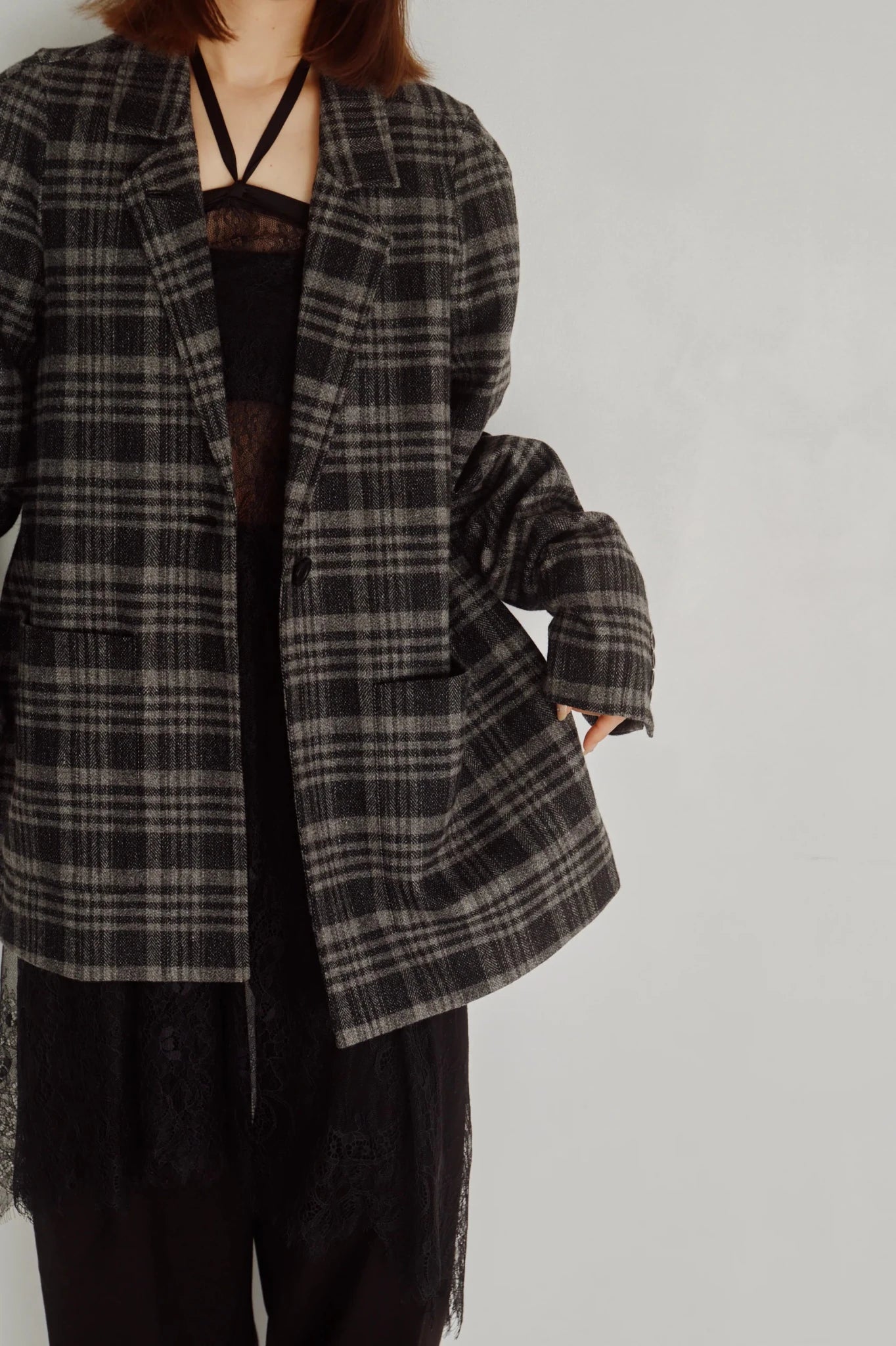 【Hella 2026 FALLWINTER COLLECTION】Design Sleeve Tailored Jacket - Champdelarose