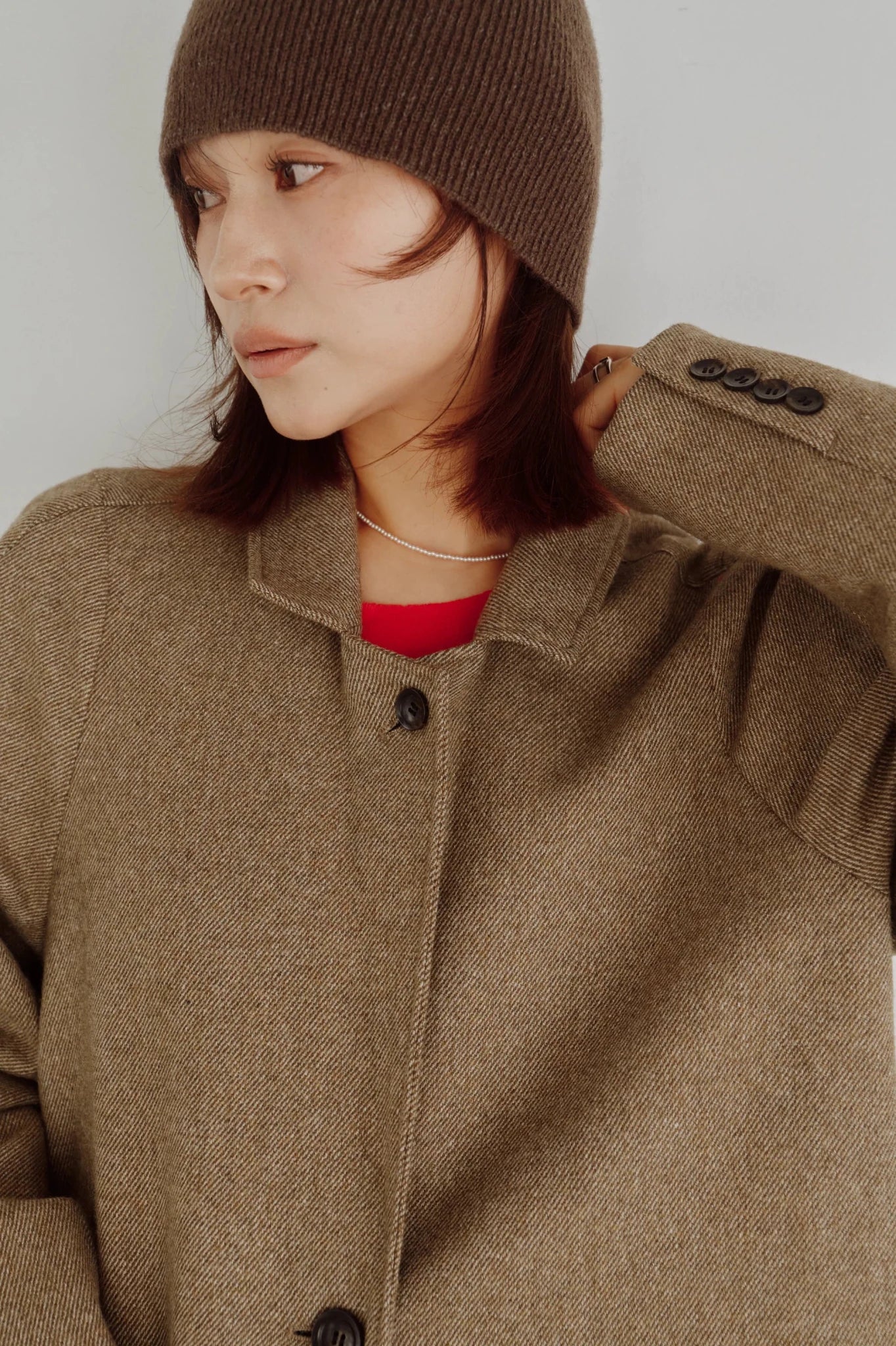 【Hella 2026 FALLWINTER COLLECTION】Design Sleeve Tailored Jacket - Champdelarose